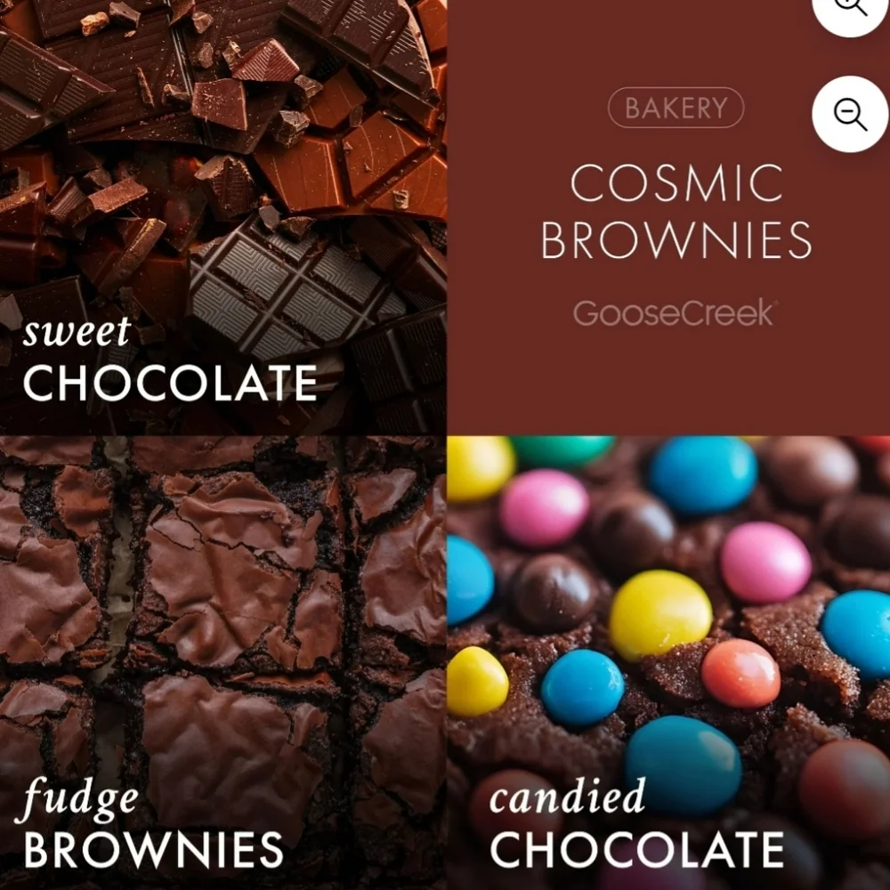 Goose Creek Candles Little Debbie Cosmic Brownie 3 Wick Glass Jar Candle